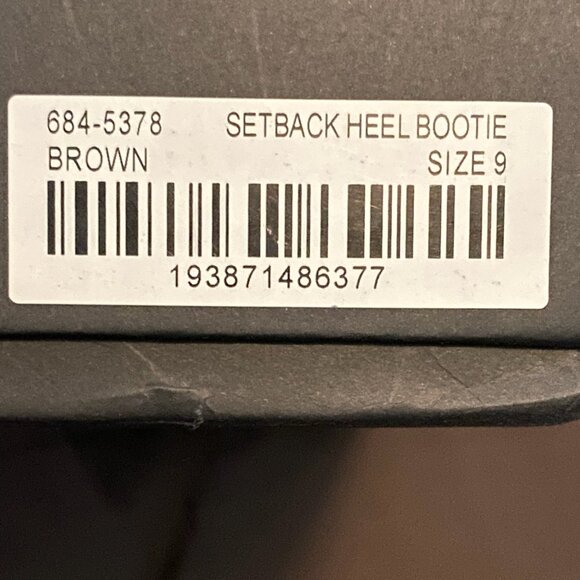 NWT GABRIELLE UNION (SETBACK HEEL BOOTIE)) - Picture 10 of 11